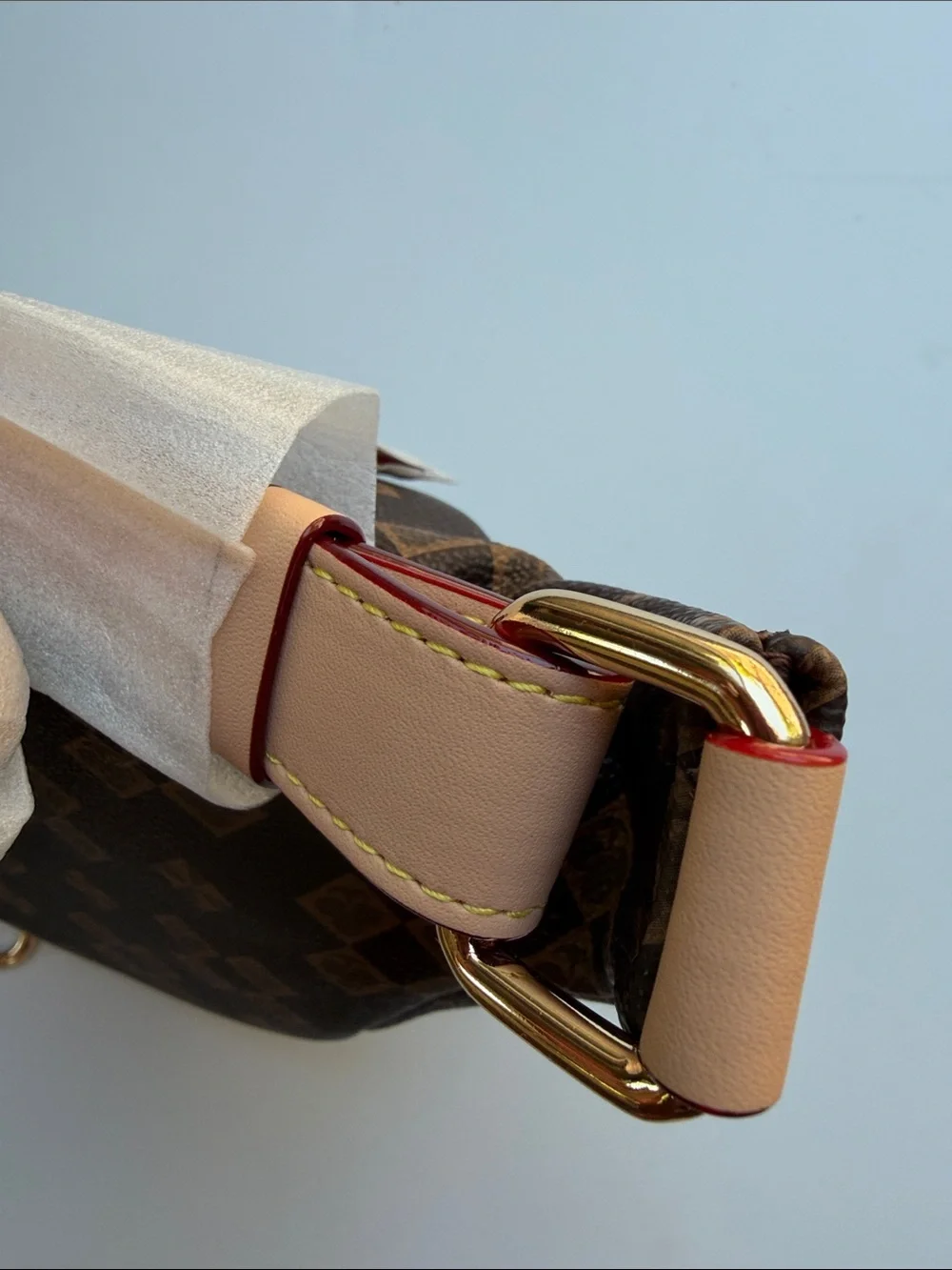 Brown Check Bum Bag